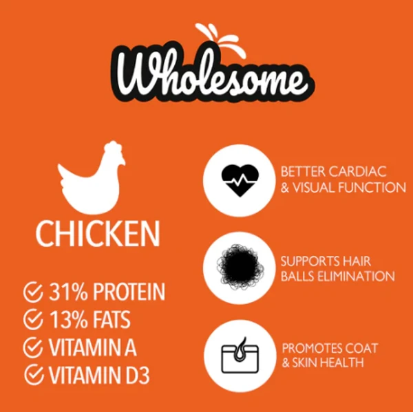 Legends Wholesome Chicken Adult Cats Dry Food 10 Kg + 2.5 Kg Free