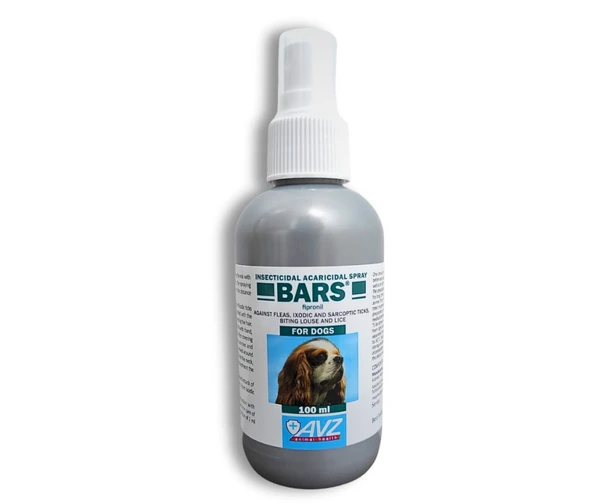 Bars Spray Fleas & Ticks For Dogs 100 ml
