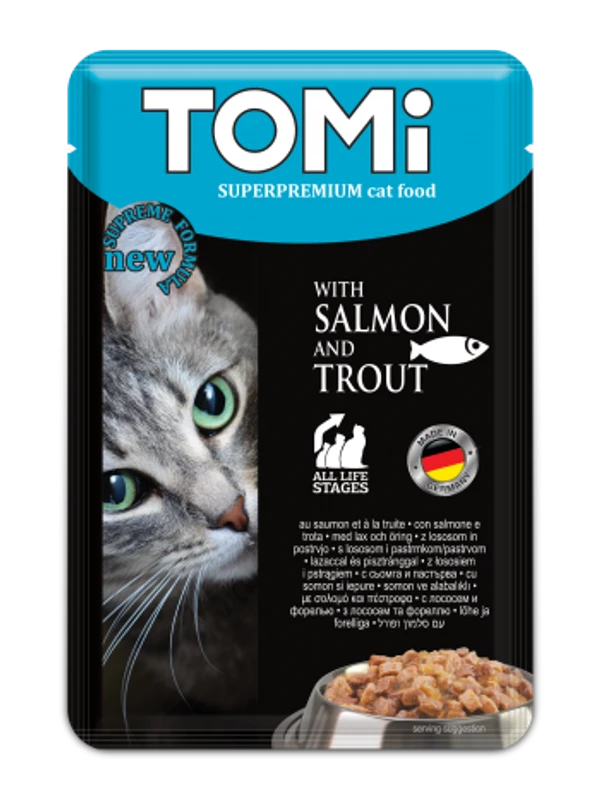 TOMi Super Premium All Life Stages Cat Wet Food Pouch 100 g