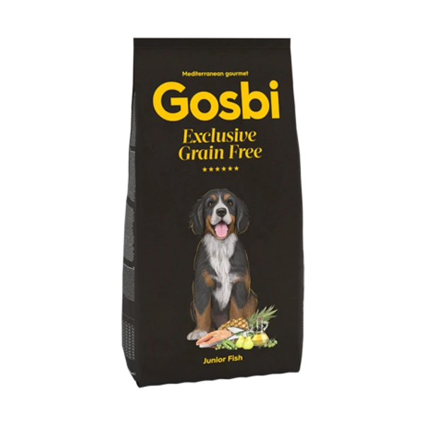 Gosbi Exclusive Grain Free Junior Fish Dry Dog Food 3 Kg