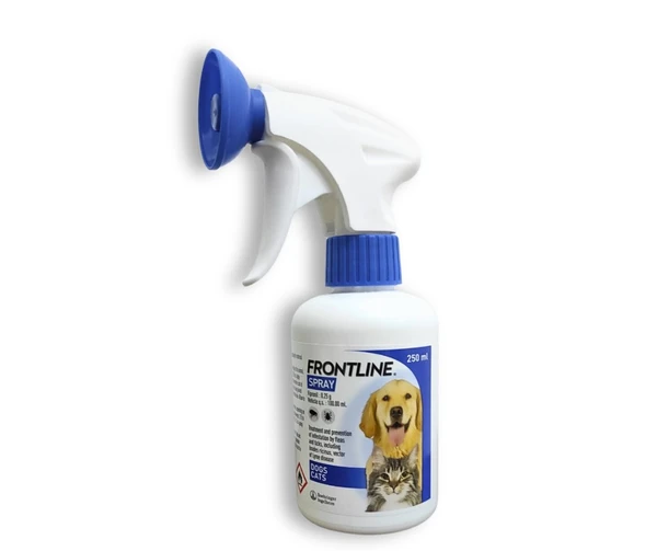 Frontline Fleas & Ticks Spray for Dogs and Cats 250ml