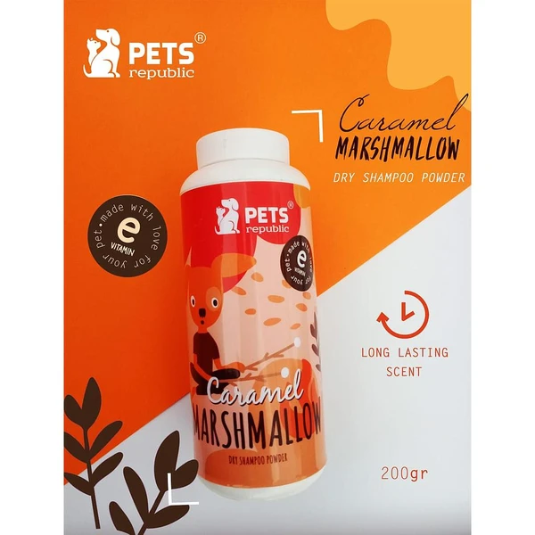 Pets Republic Dry Shampoo Powder 200 g