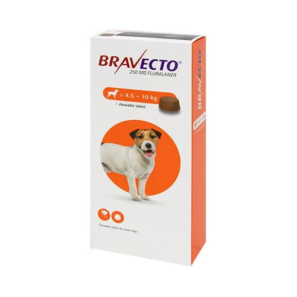Bravecto Chewable Tablet For Small Dogs 4.5 - 10 Kg X 1 Tablet